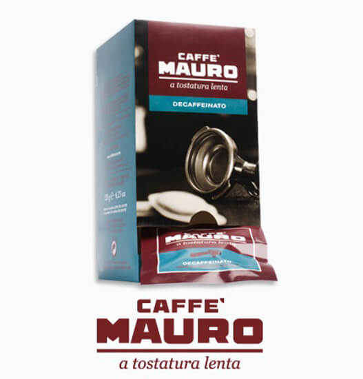 Picture of קפה מאורו פודים נטול 20 יח` - Caffe pods Mauro Decaffeinato