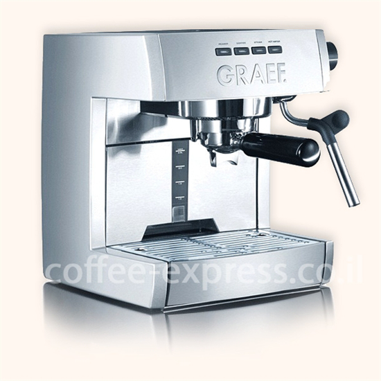 Picture of מכונת אספרסו מקצועית, מכונת אספרסו גראף + מטחנה - GRAEF Espresso Machine ES 80