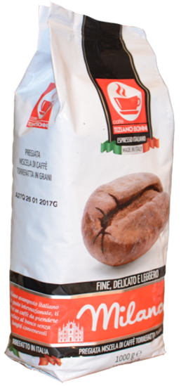 Picture of פולי קפה טיציאנו בוניני מילאנו - Tziano Bonini Whole beans Milano