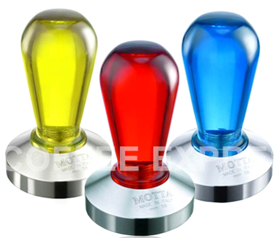 Picture of דוחסן קפה מוטה ידית שרף צבעי הקשת - Motta Rainbow Resin Tamper