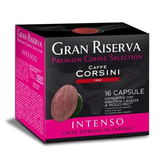 Picture of קורסיני קפסולות קפה לאווצה מודו מיו אינטנסו - Corsini Capsule Gran Riserva INTENSO