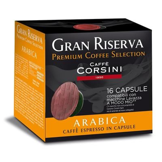 Picture of קורסיני קפסולות קפה לאווצה מודו מיו ערביקה - Corsini Capsule Gran Riserva ARABICA