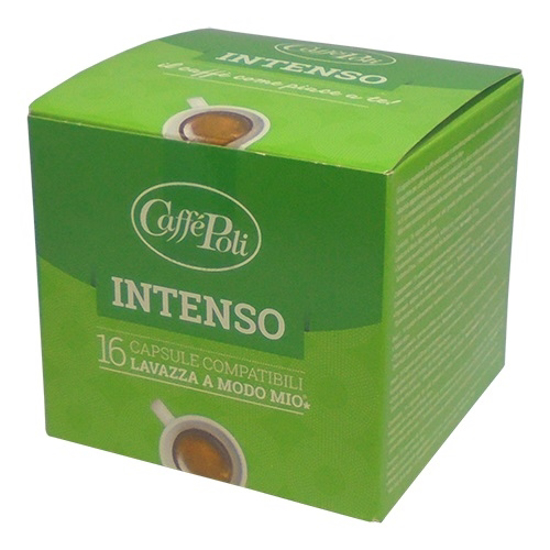 Picture of קפסולות קפה לאווצה מודו מיו קפה פולי אינטנסו - Caffè Poli A Modo Mio INTENSO coffee capsules