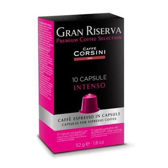 Picture of קורסיני קפסולות קפה נספרסו אינטנסו - Corsini Nespresso ® Capsule Gran Riserva Intenso