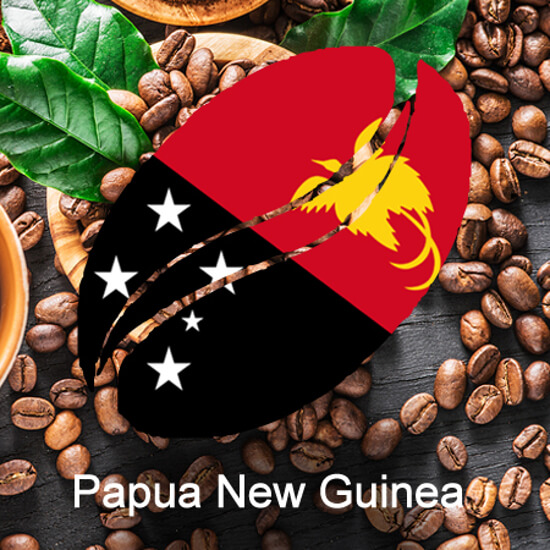 פולי קפה קלוי פפואה ניו גינאה - PNG Whole Bean