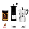 Picture of ביאלטי מטחנת קפה ידנית קרמית + מקינטה Bialetti + פולי קפה Barbera גולד מתנה