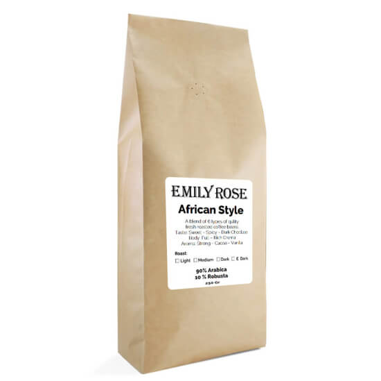 Emily Rose קפה קלוי טרי אפריקן סטייל - 1 ק"ג
