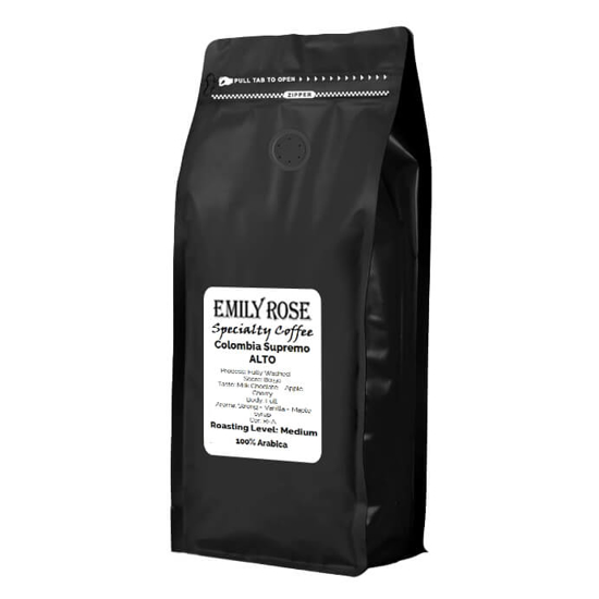 Emily Rose קפה קלוי טרי קולומביה סופרימו אלטו 100% ערביקה